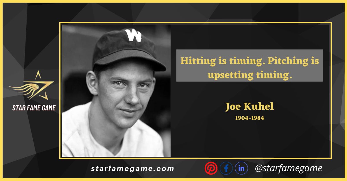 All About Joe Kuhel; The Shining Star Of The Baseball World 